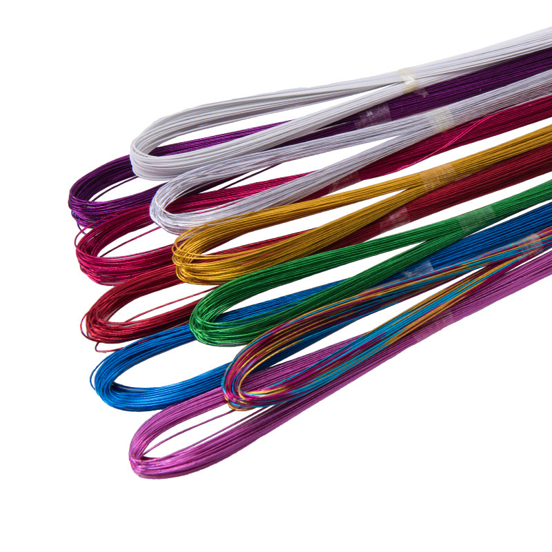 26号金银纸包铁丝，串珠装饰材料专用铁丝产品图