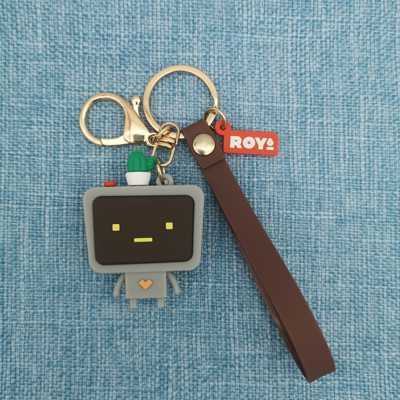 电视人软胶挂件