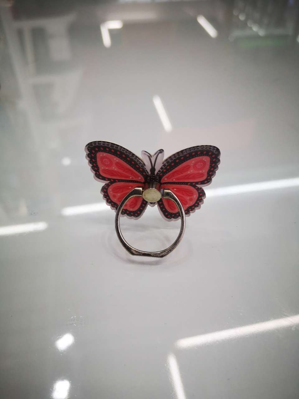 蝴蝶指环扣。手机支架详情图1