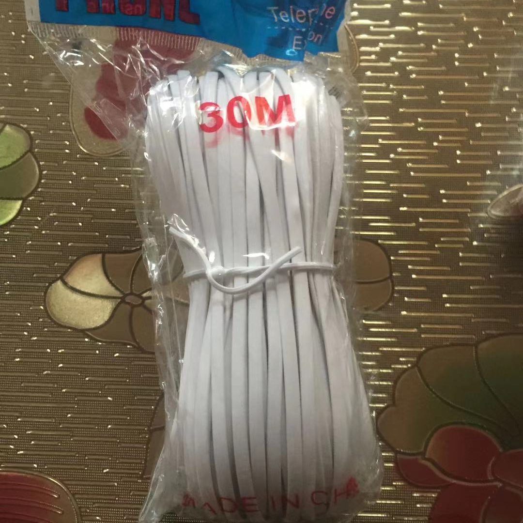 工厂直销各种款式定制电话机线直线电话线
