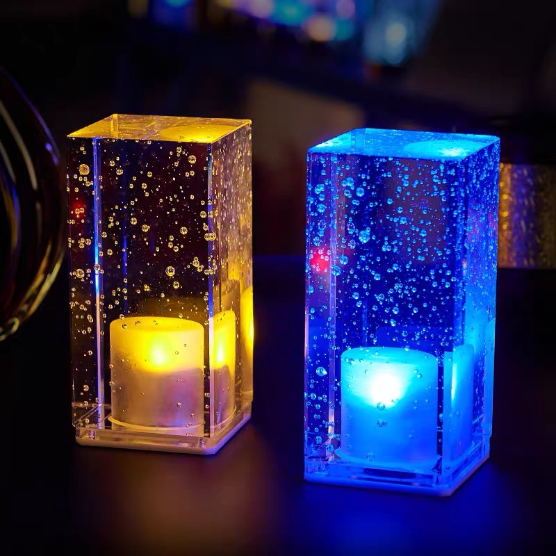 Bar lamp led Charging bar lamp Creative bedside lamp Restaurant cafe atmosphere Nightlight Clear bar table light color