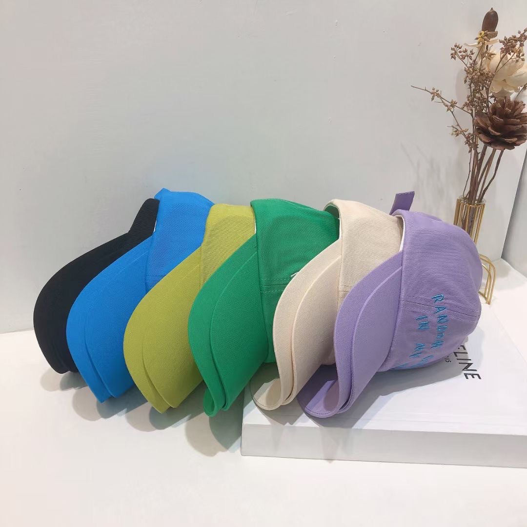 New trendy double-brim baseball cap and casual sun hat detail image 3
