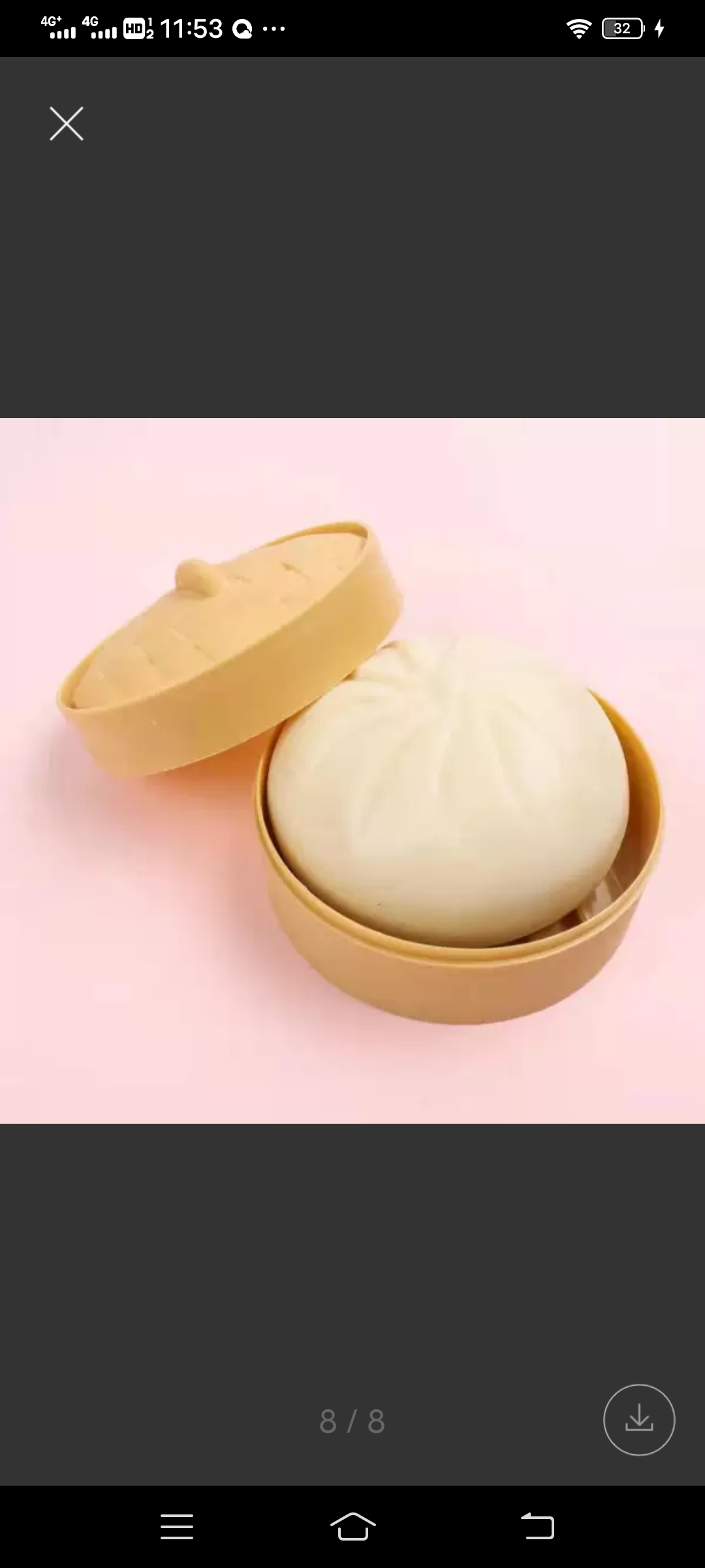 包子捏捏乐解压回弹叉烧包面粉网红TPR仿真食物整蛊发泄玩具仿真五谷杂粮彩色蒸笼包子发泄玩具小包子美食模型食玩慢回弹详情4
