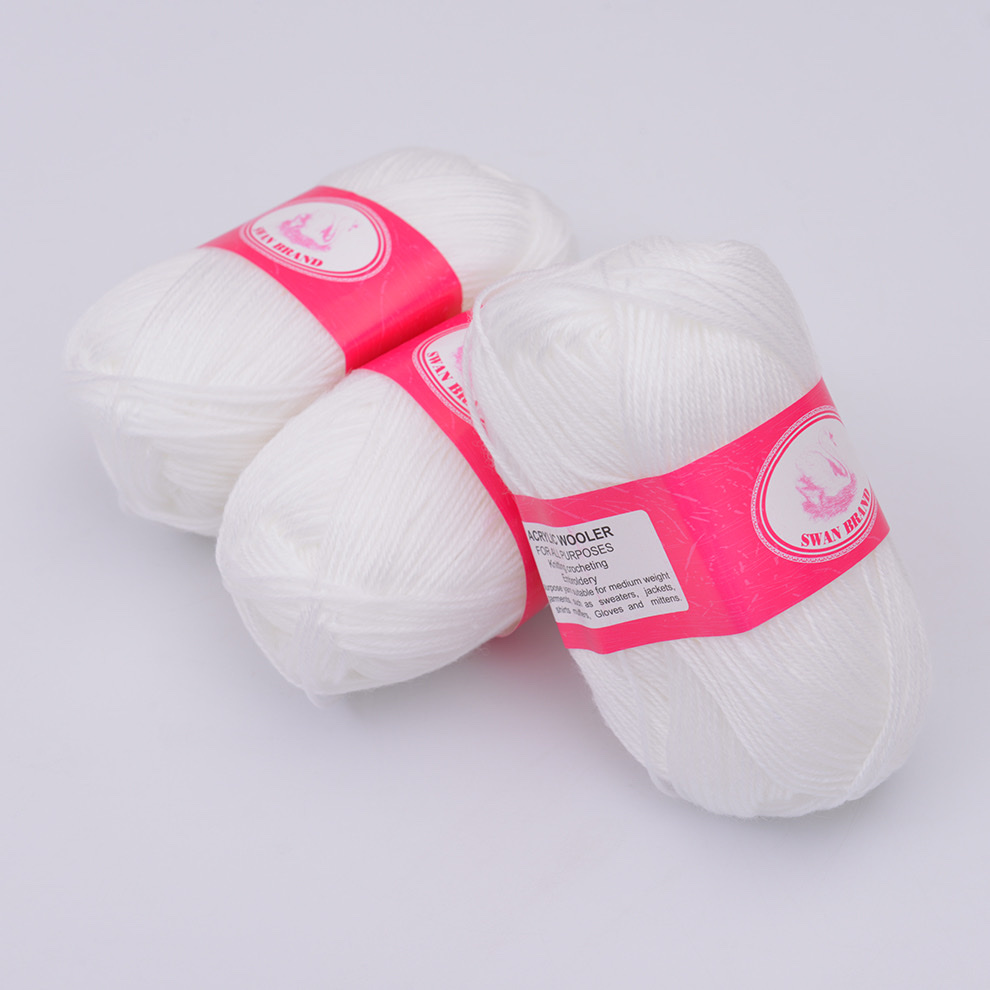 Factory direct sales of acrylic yarn. Complete colors available, custom dyeing available, and size customized according to customer requirements Application Scenario