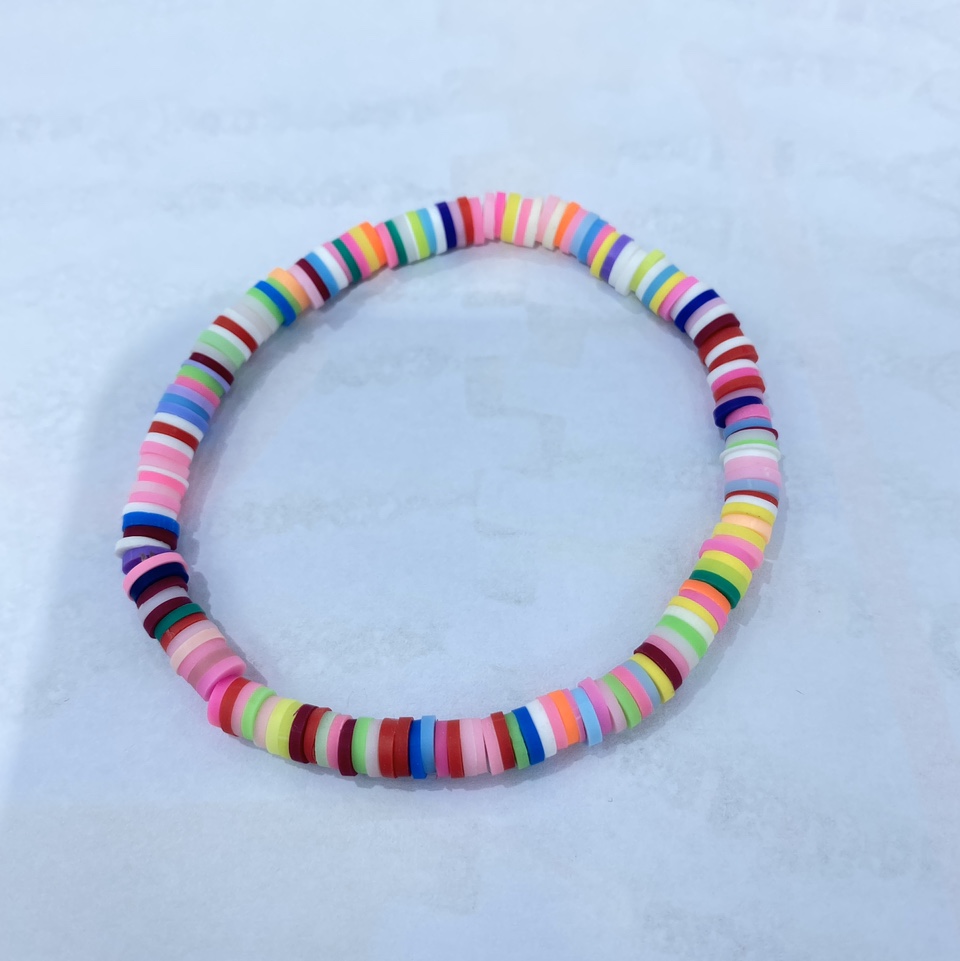 Polymer clay bracelet