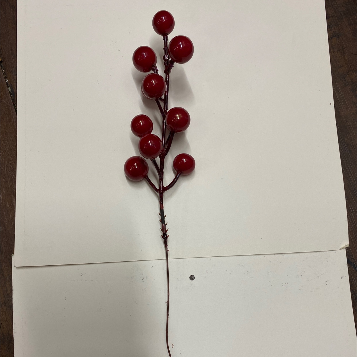 The winter green fruit is red Specification image