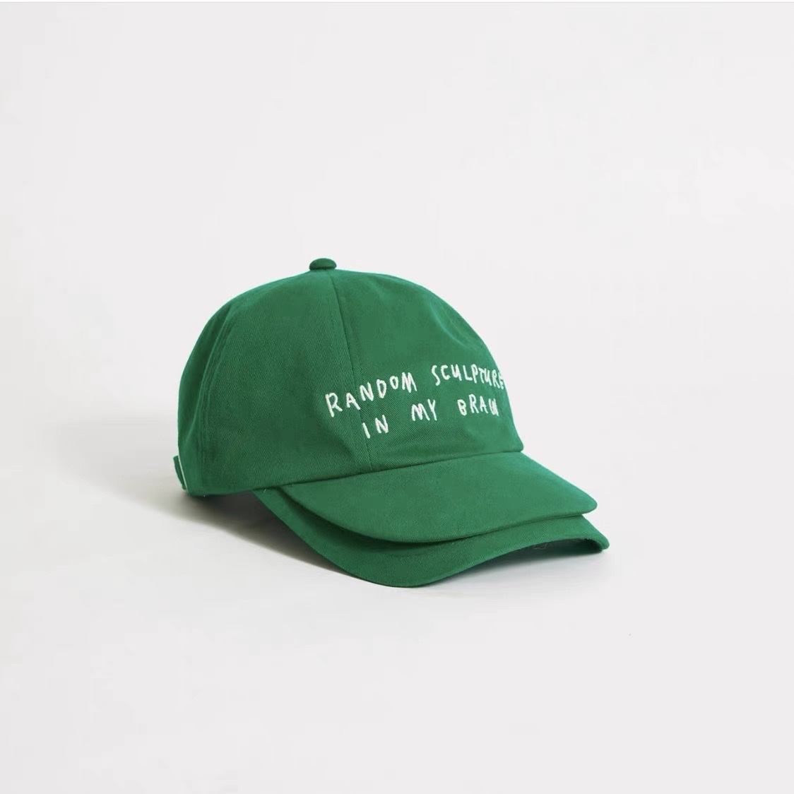 New trendy double-brim baseball cap and casual sun hat detail image 6