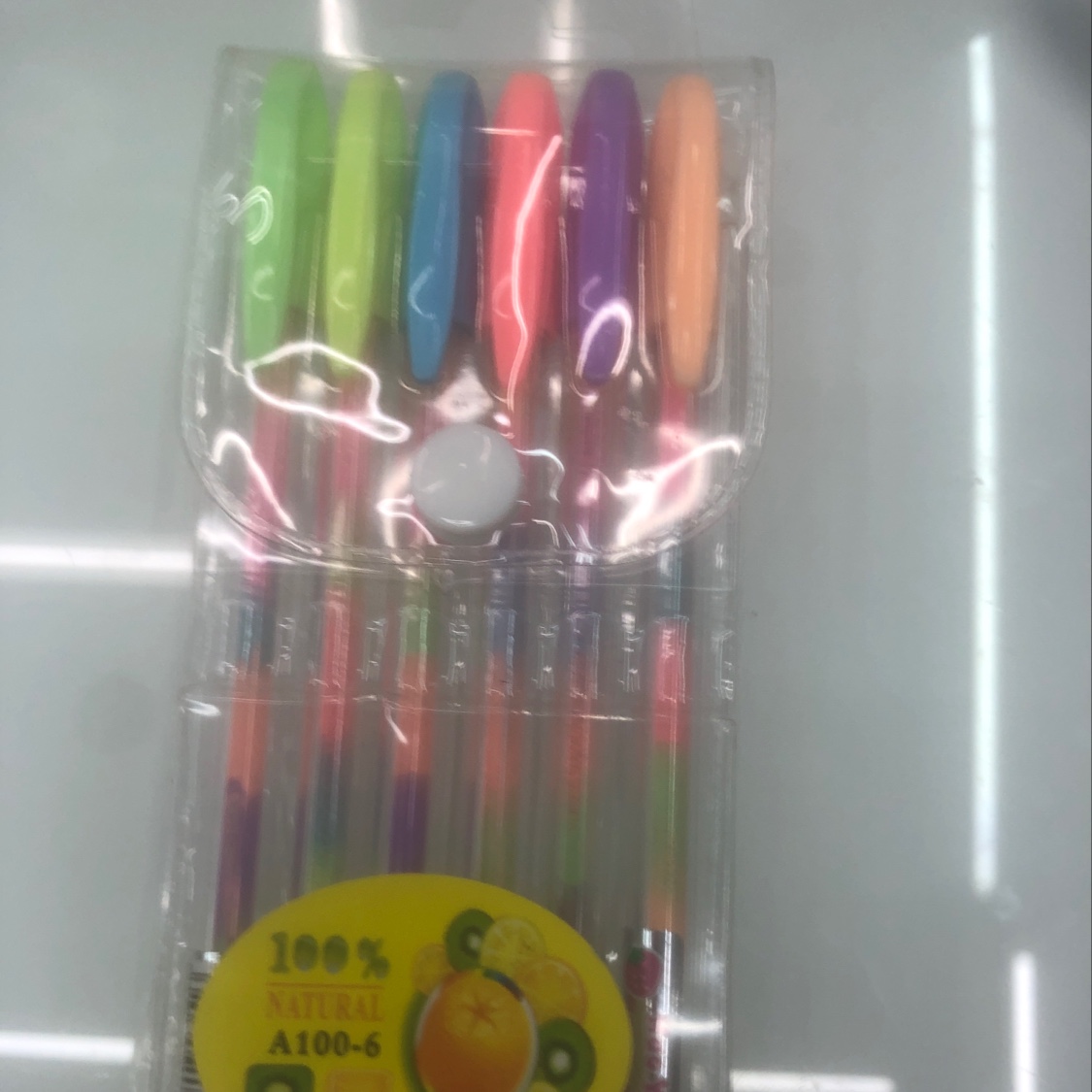A100-6 bags of colorful flash pens