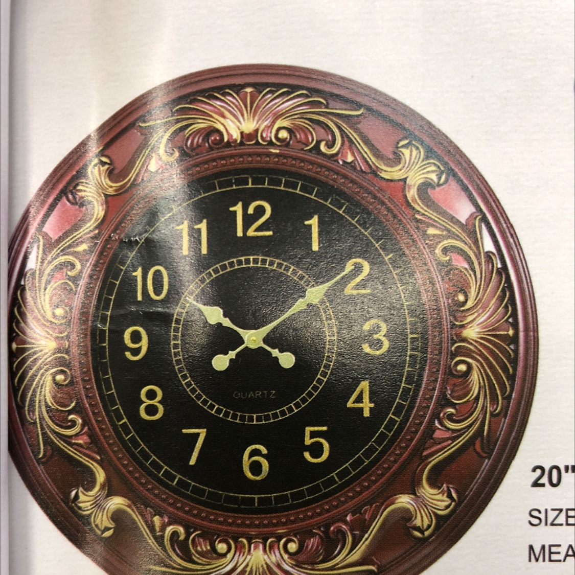 2059 Big wall clock