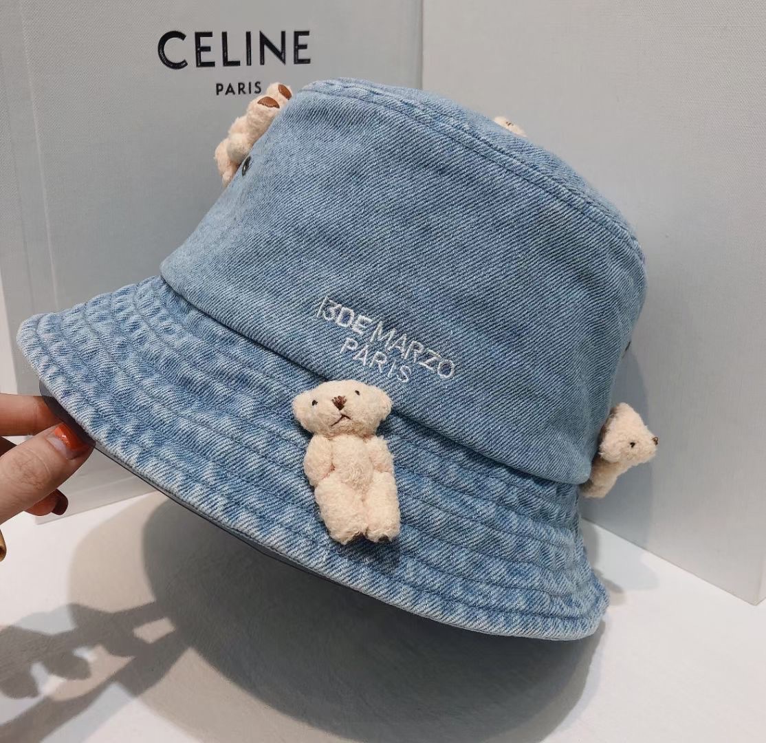 Little Bear Cowboy Fisherman's Hat 13 details Picture