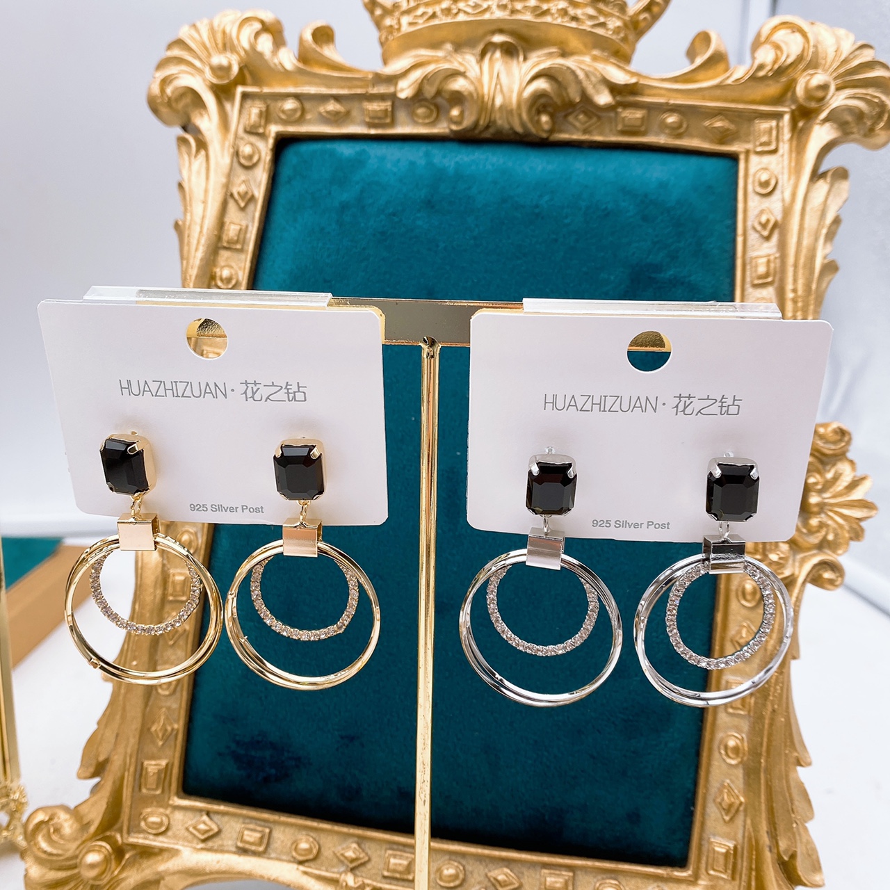 South Korea Dongdaemun zircon ear hook