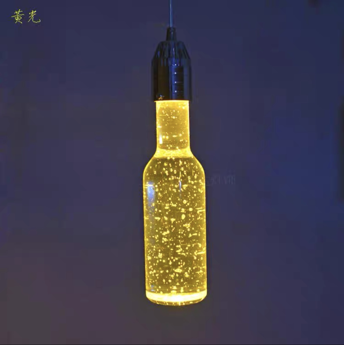 زجاجة من الكريستال من طراز KTV Clast Coll، لمصابيح نادل LED بالألوان