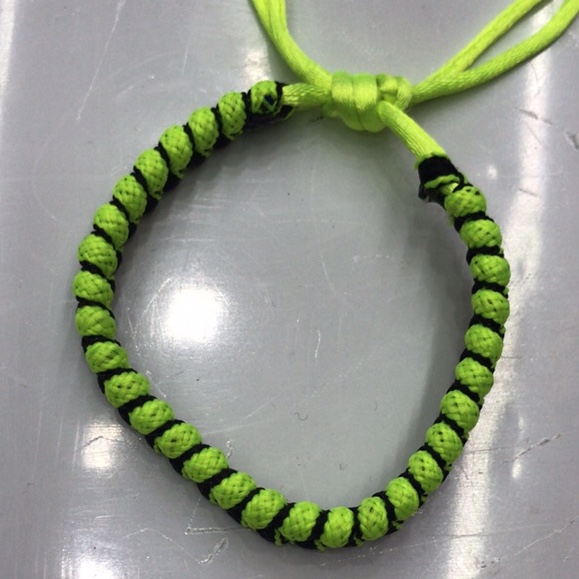 Green and black bracelet