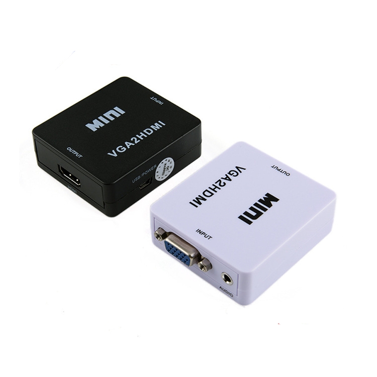 VGA转HDMI转换器 VGA2HDMI VGA转HDMI高清音频转换器