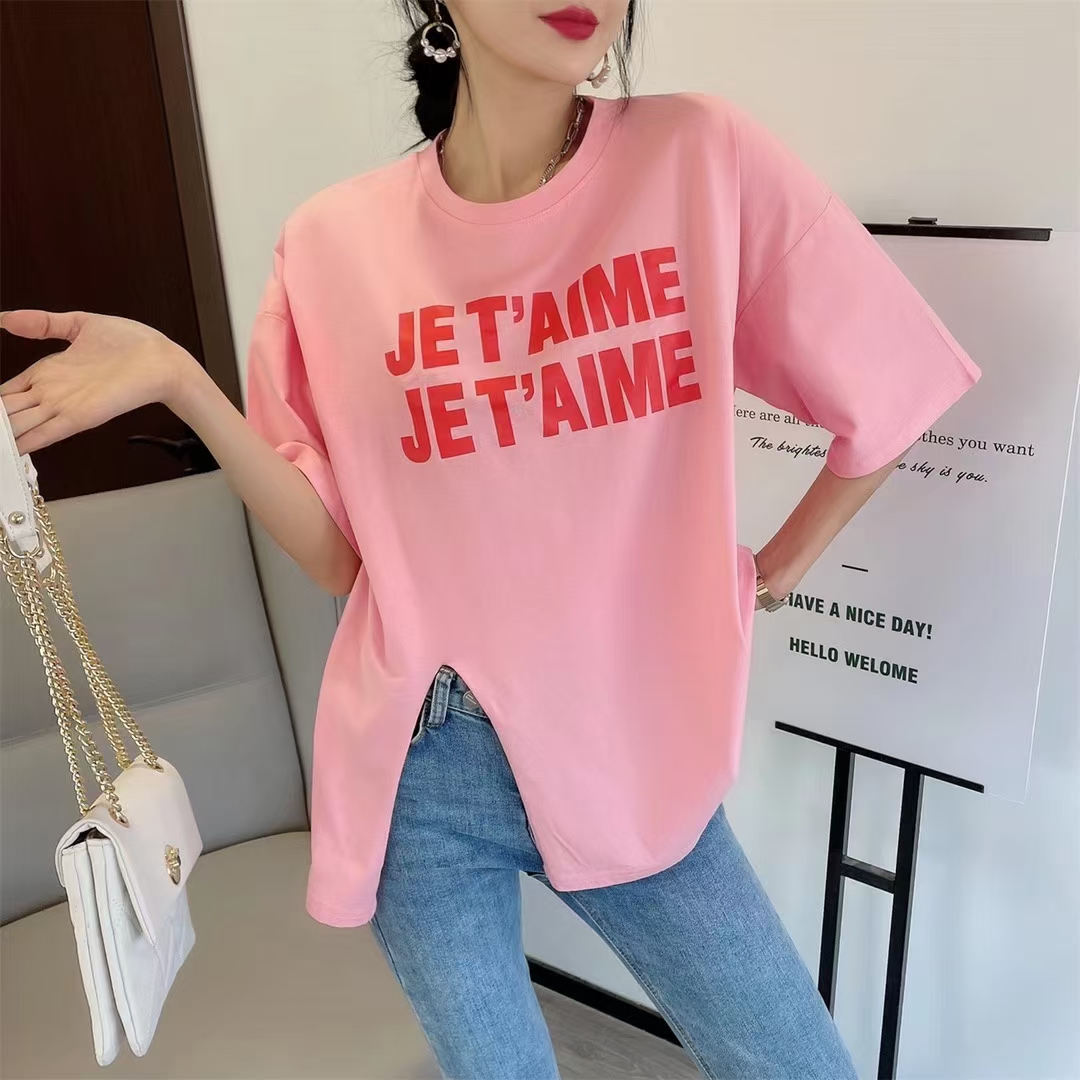 Large Slit T-Shirt