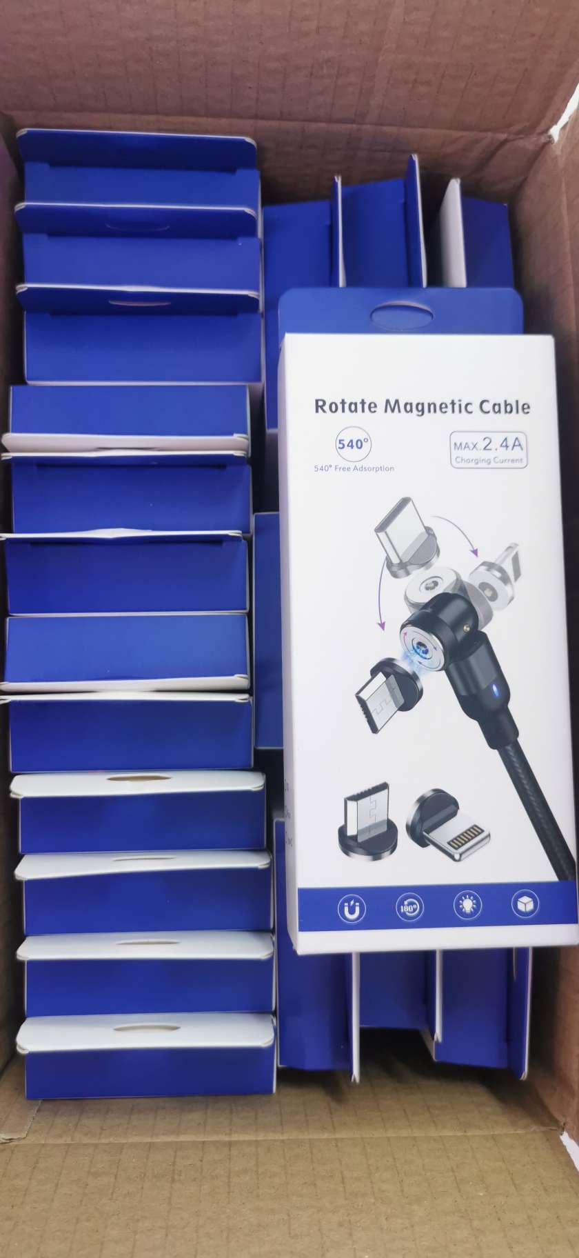 Magnetic data cable details Picture
