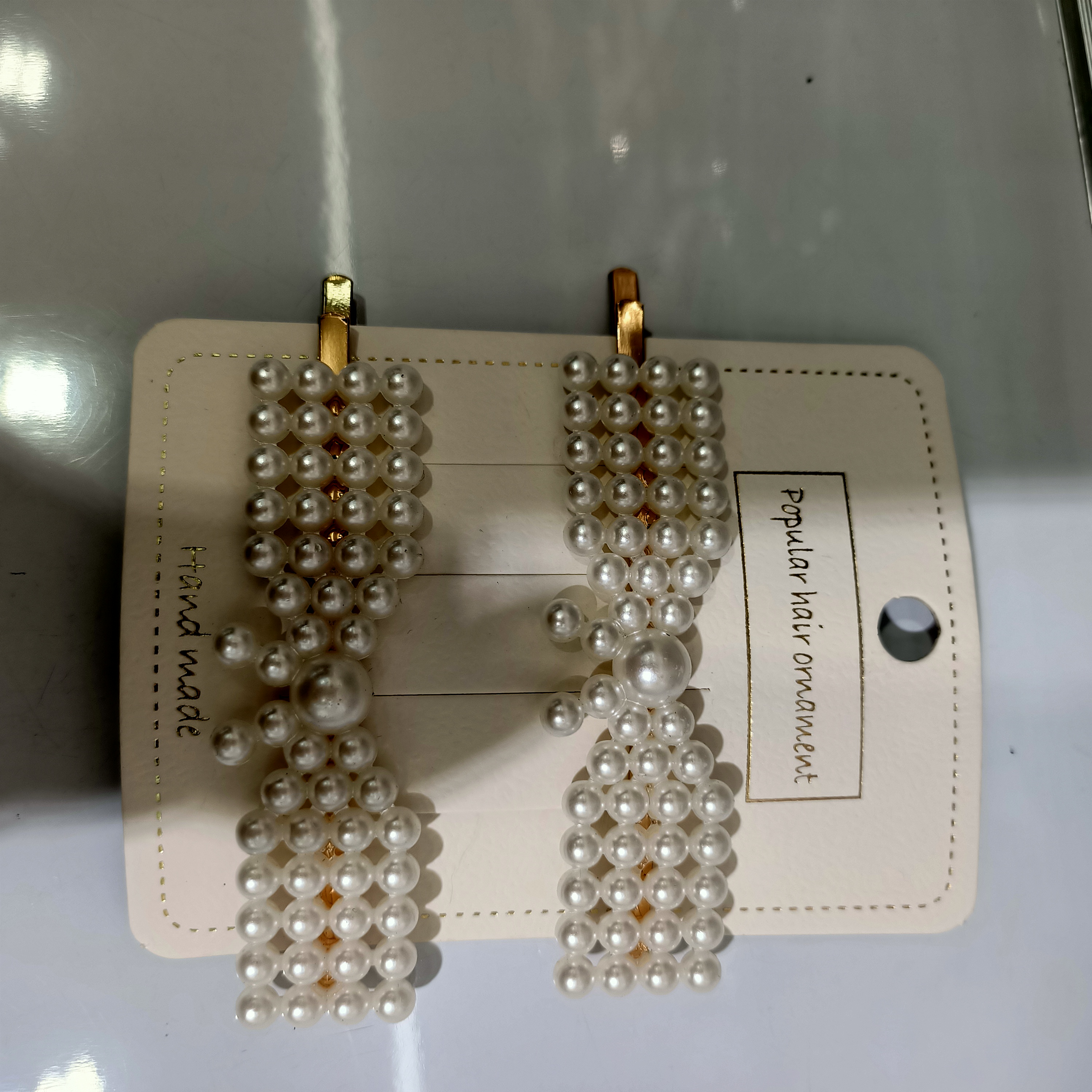 One clip square knot 2 piece set