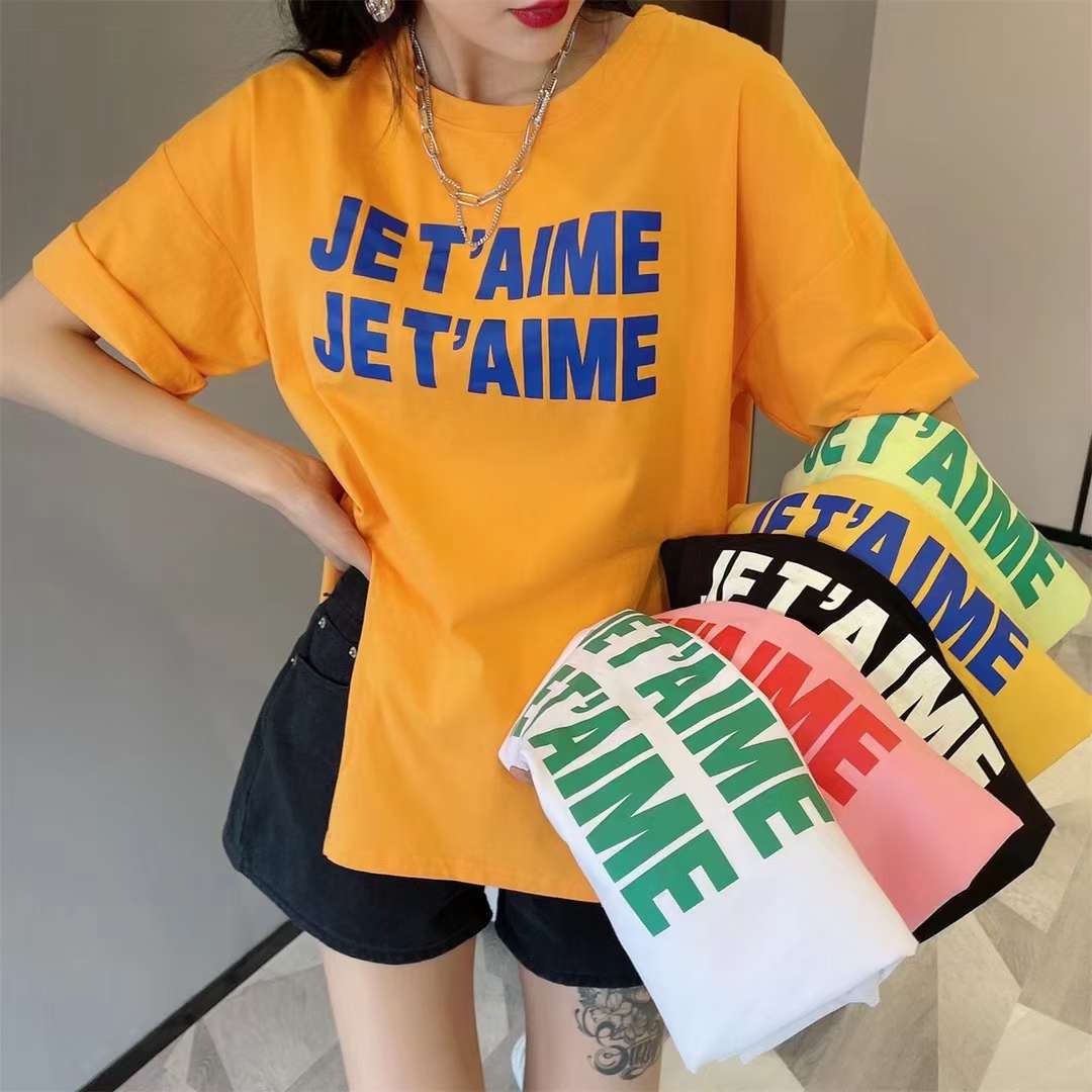 Large Slit T-Shirt details Picture