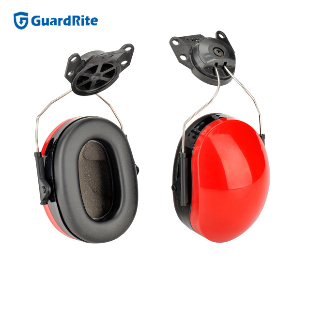 厂家直供 ABS防护耳罩 护听力降噪音 与安全帽配套使用产品图