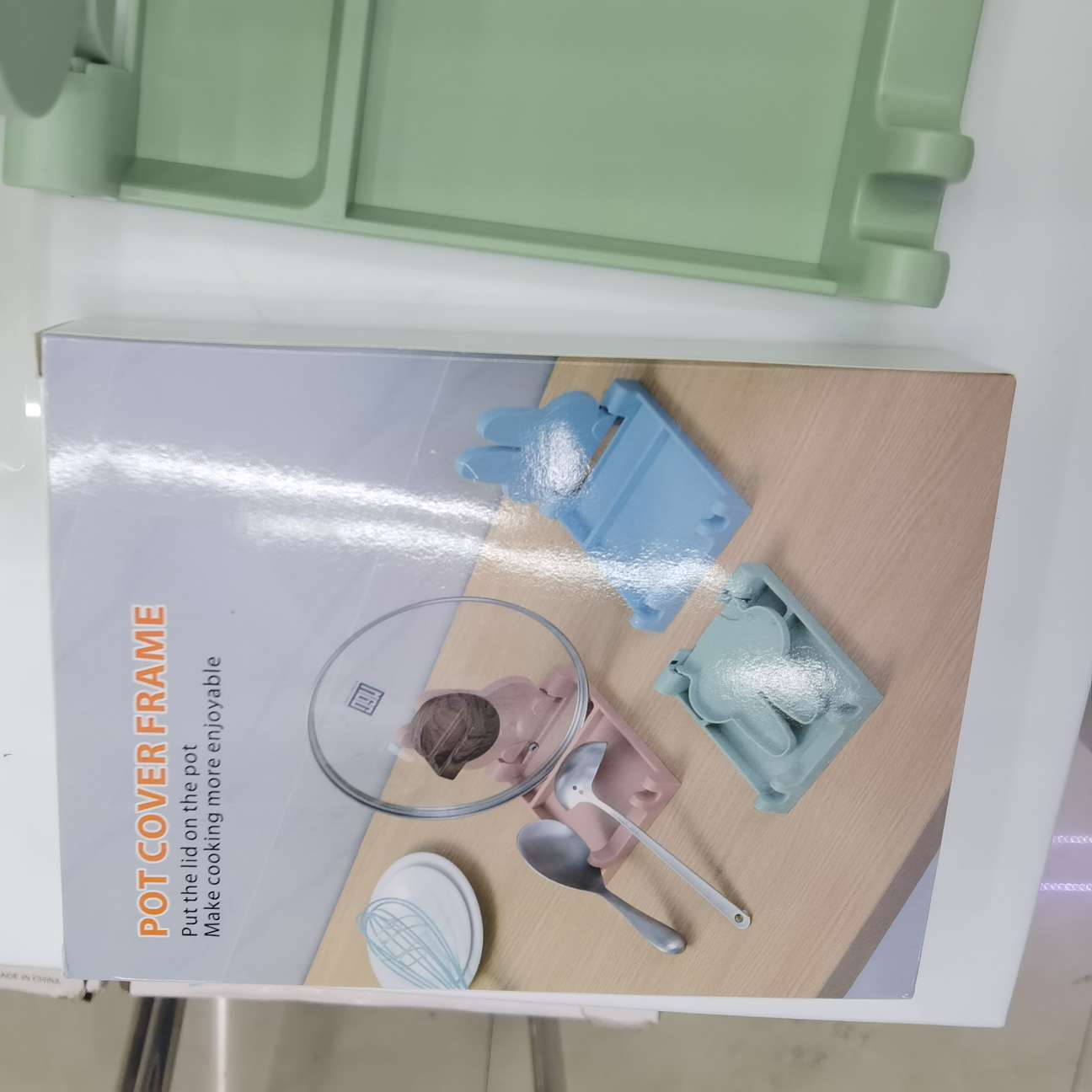 家用多功能锅架勺子收纳架子锅铲垫托厨房收纳置物架锅盖架详情图7