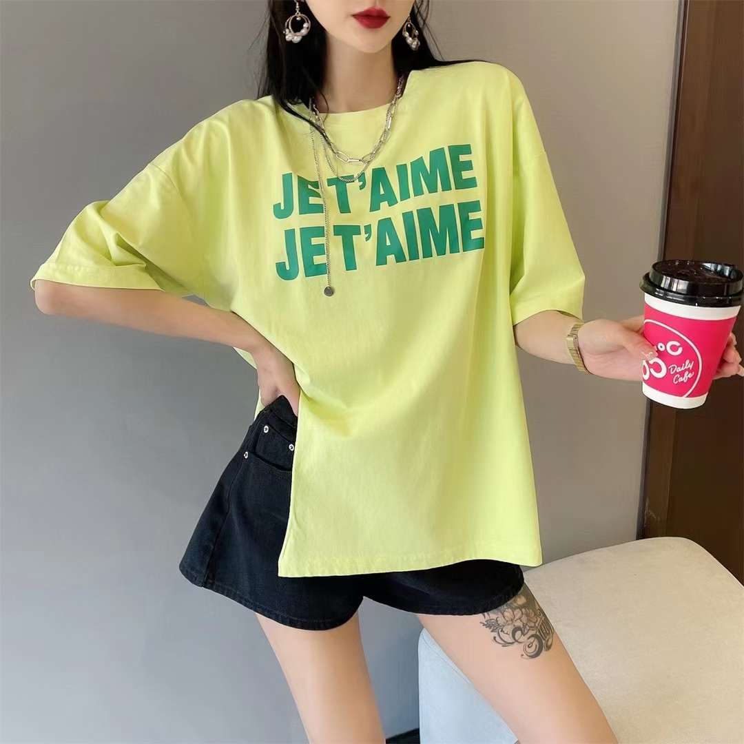 Large Slit T-Shirt Application Scenario