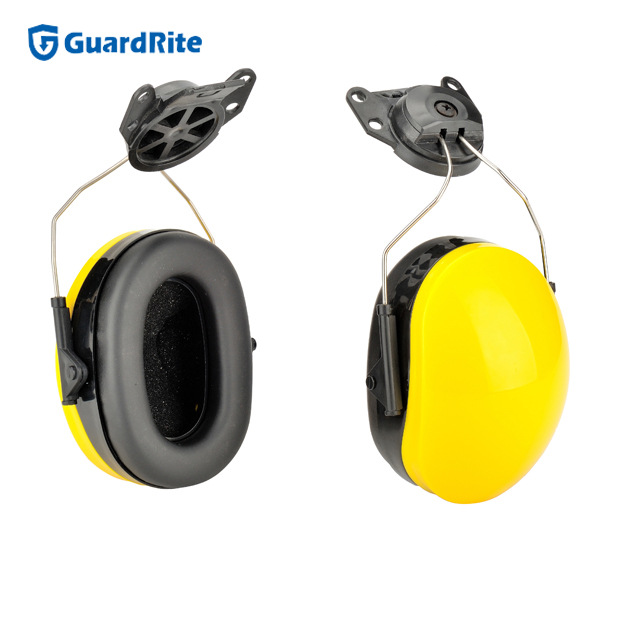 厂家直供 ABS防护耳罩 护听力降噪音 与安全帽配套使用图