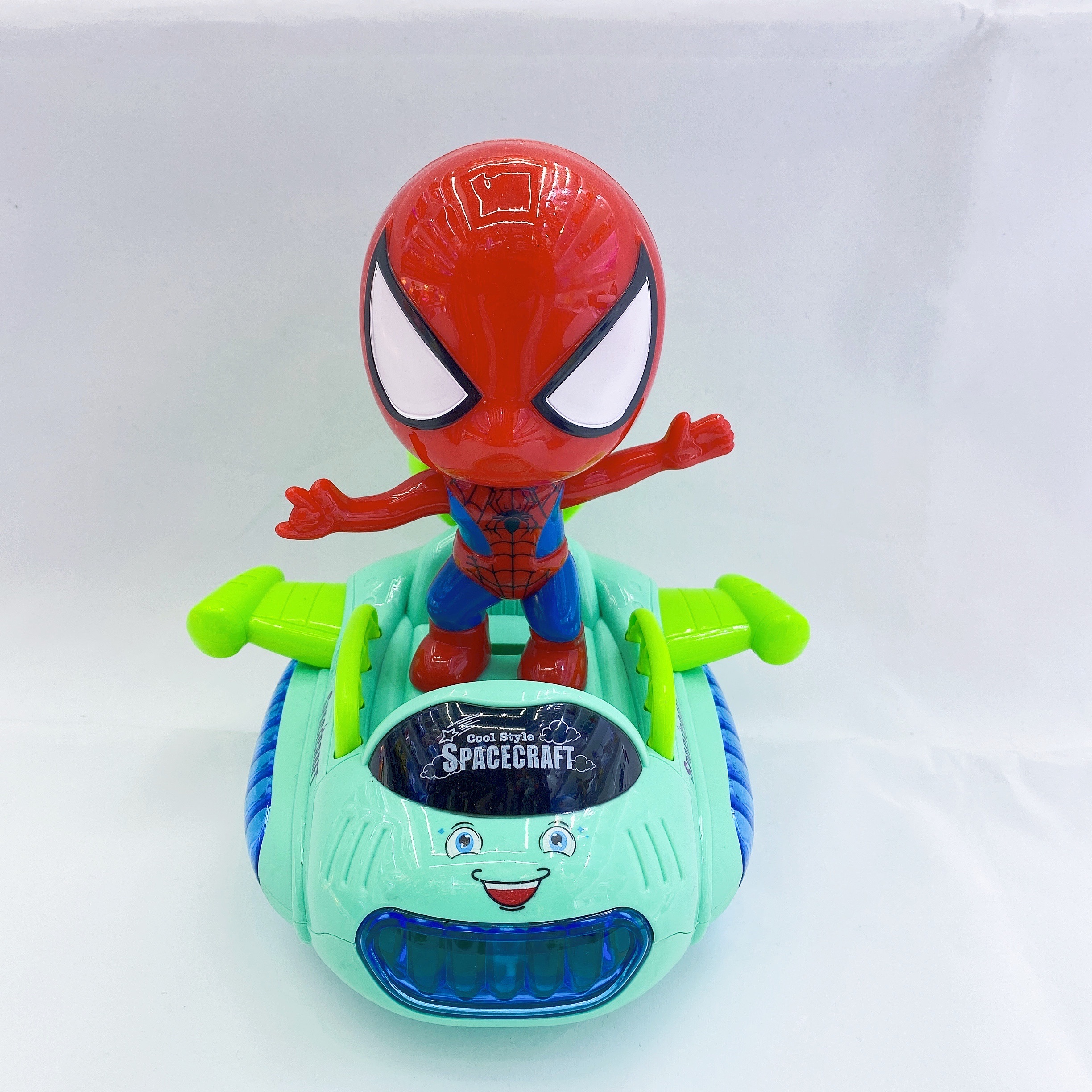 蜘蛛侠太空飞船返回舱电动玩具地摊详情图1