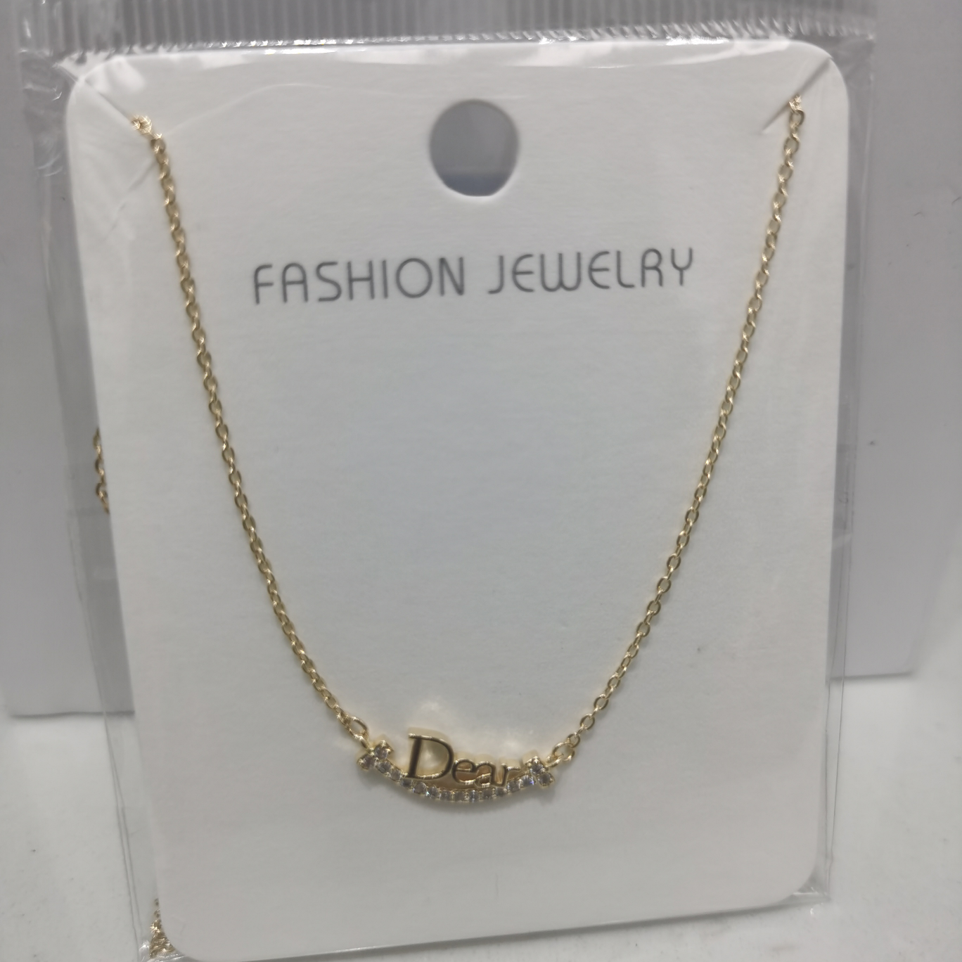 2402-3 Gold copper necklace thumbnail