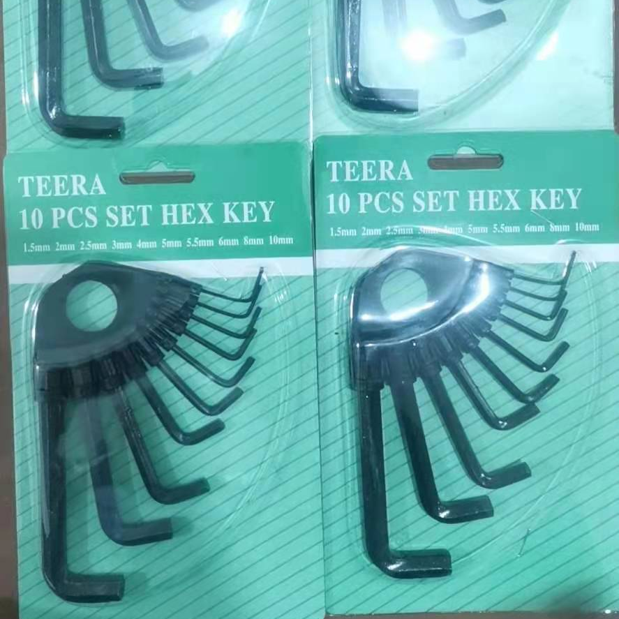 Black hex wrench Mountain bike hex key chain hex