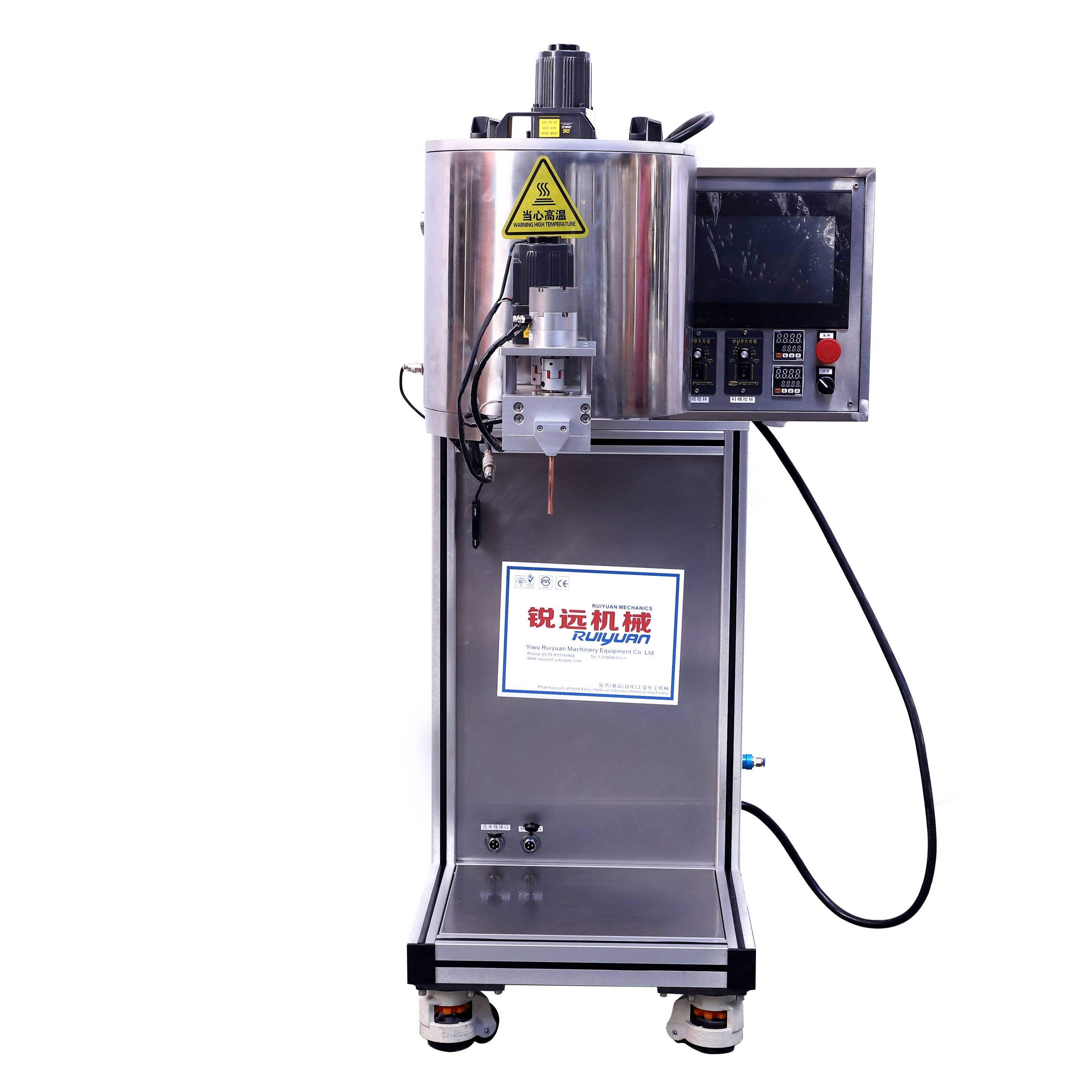Ruiyuan Machinery Factory directly sells fully automatic heating, stirring and filling machines (fully automatic single filling machines) with honest operation details Picture