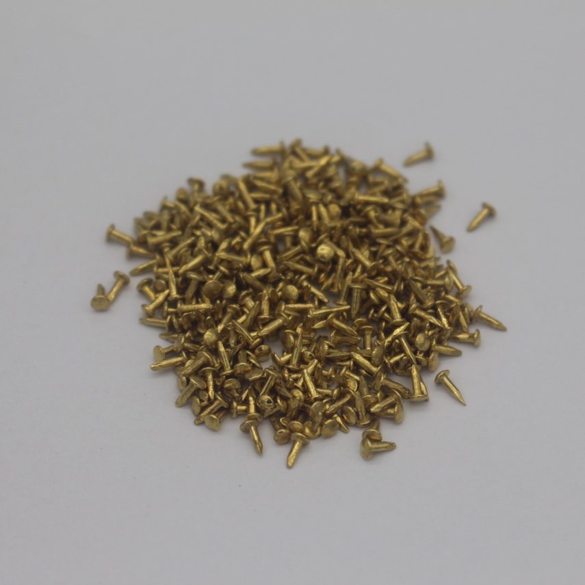 1.2*5mm round head nails (yellow), sold by jin, available in stock