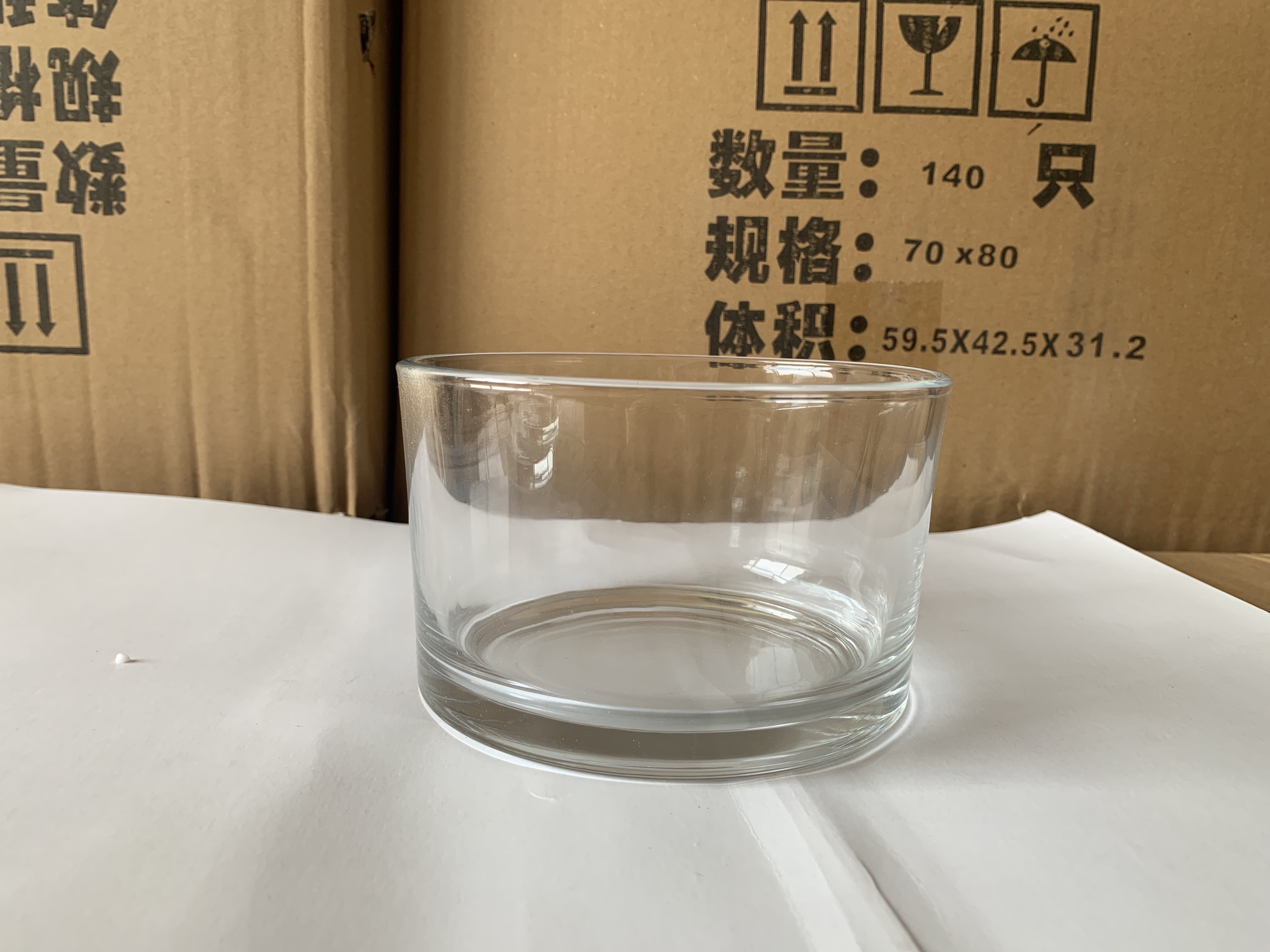 Thickened transparent glass straight tube cups, hydroponic vases, succulent flower POTS, cold drink cups, diameter wax cups, lotus vases wholesale 2 pic 3