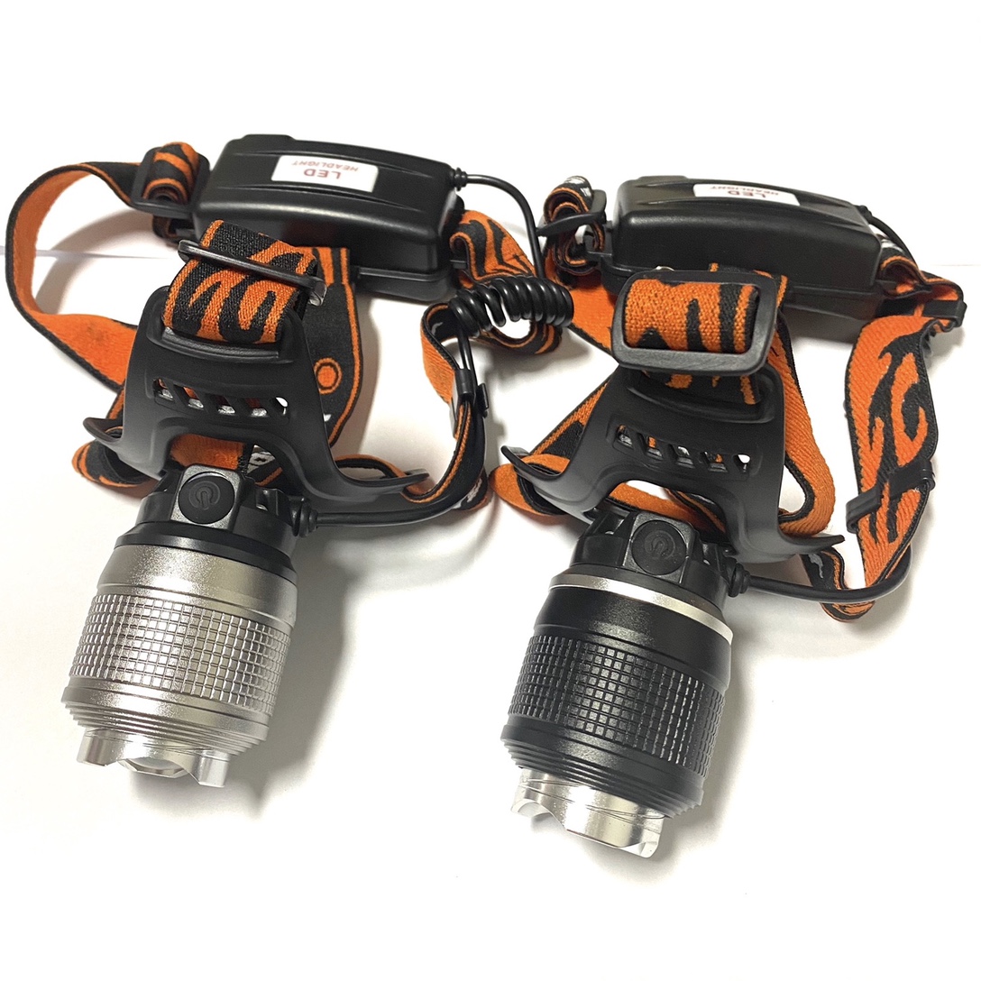 火明珠充电式头灯强光头灯可旋转调光