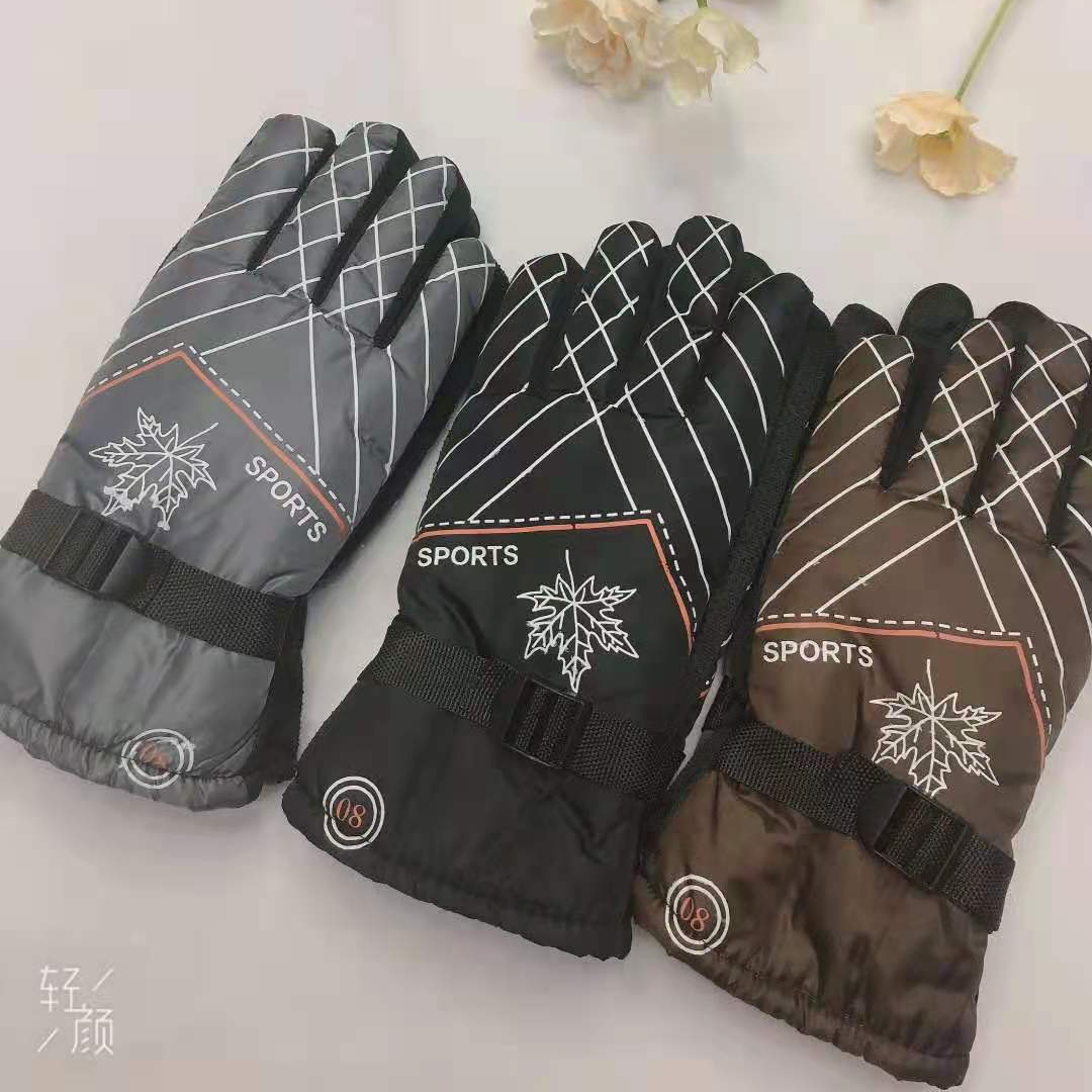 Men's snowflake casual gloves full figure