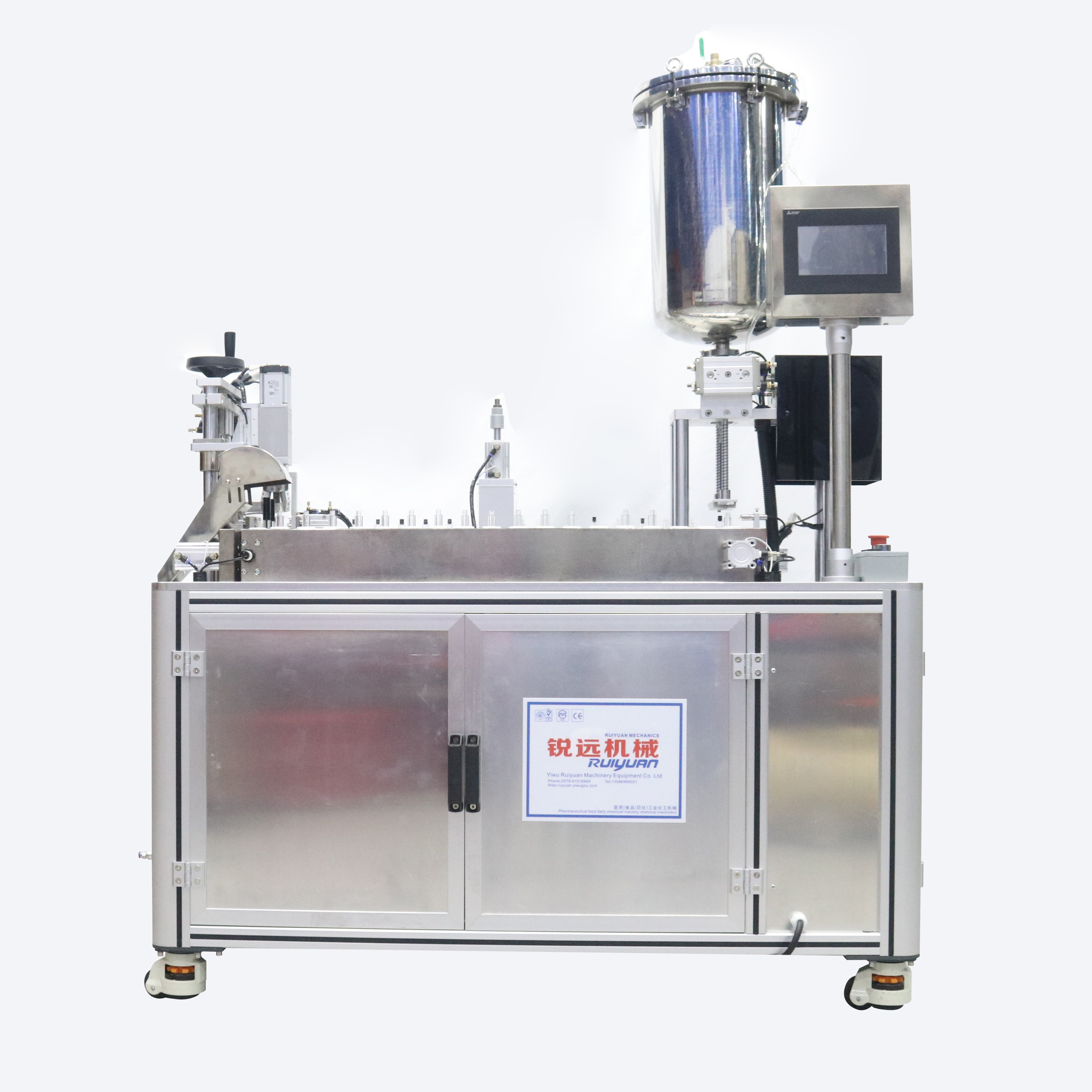 Ruiyuan Machinery Factory directly sells fully automatic lip gloss and mascara filling machines with honest operation Application Scenario