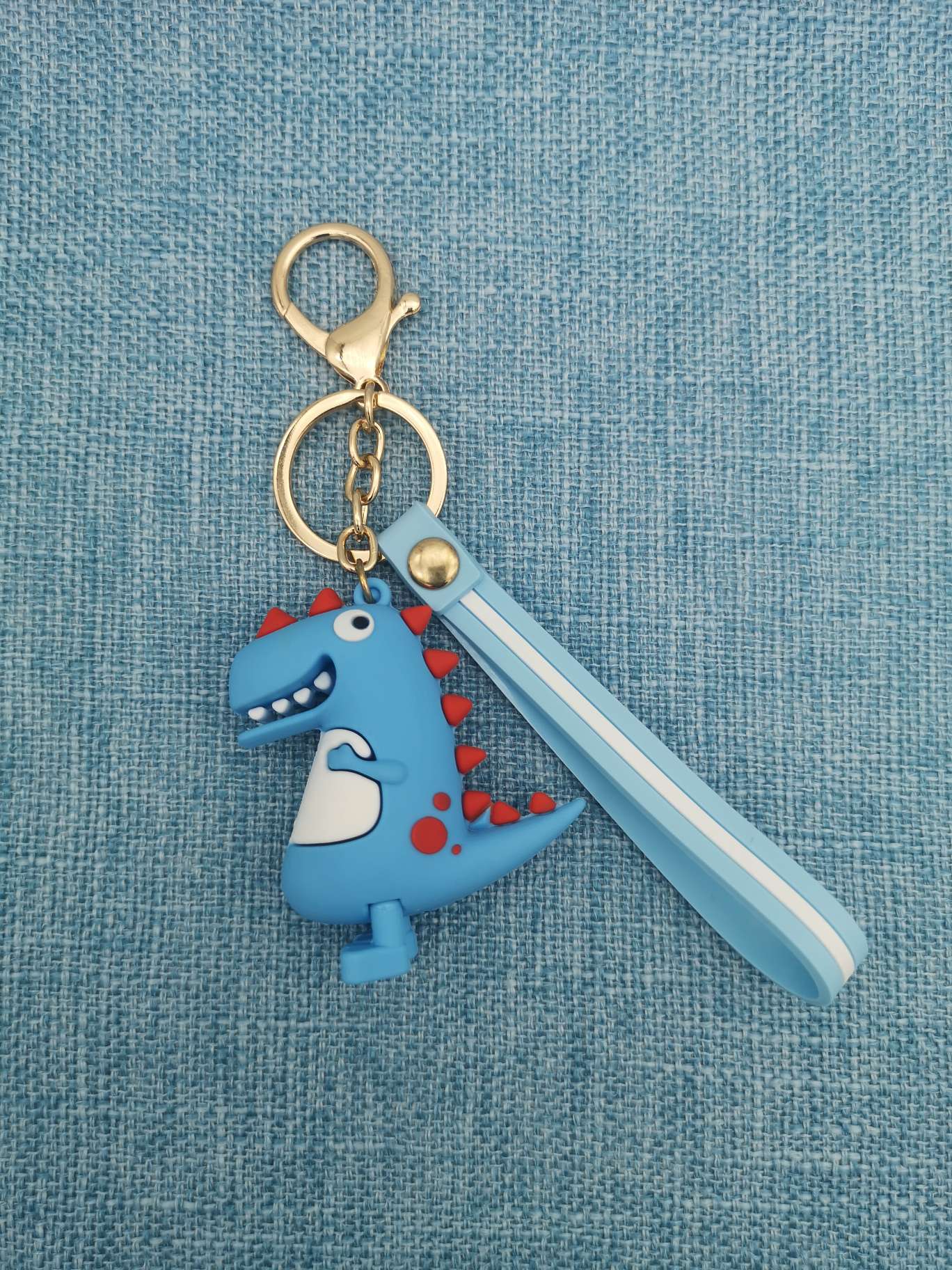 Blue Dinosaur Soft Glue Pendant details Picture