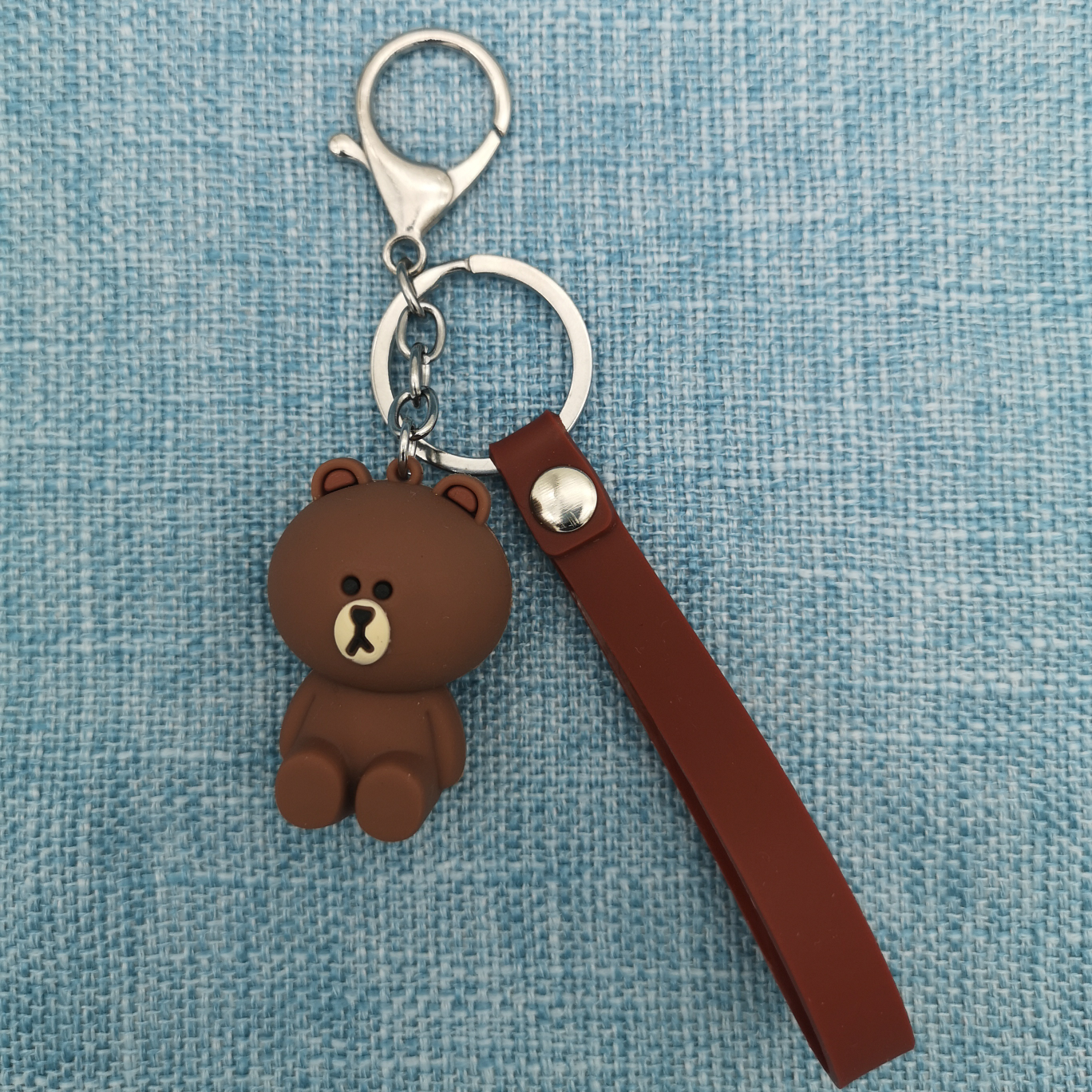 Coffee Bear Soft Glue Pendant