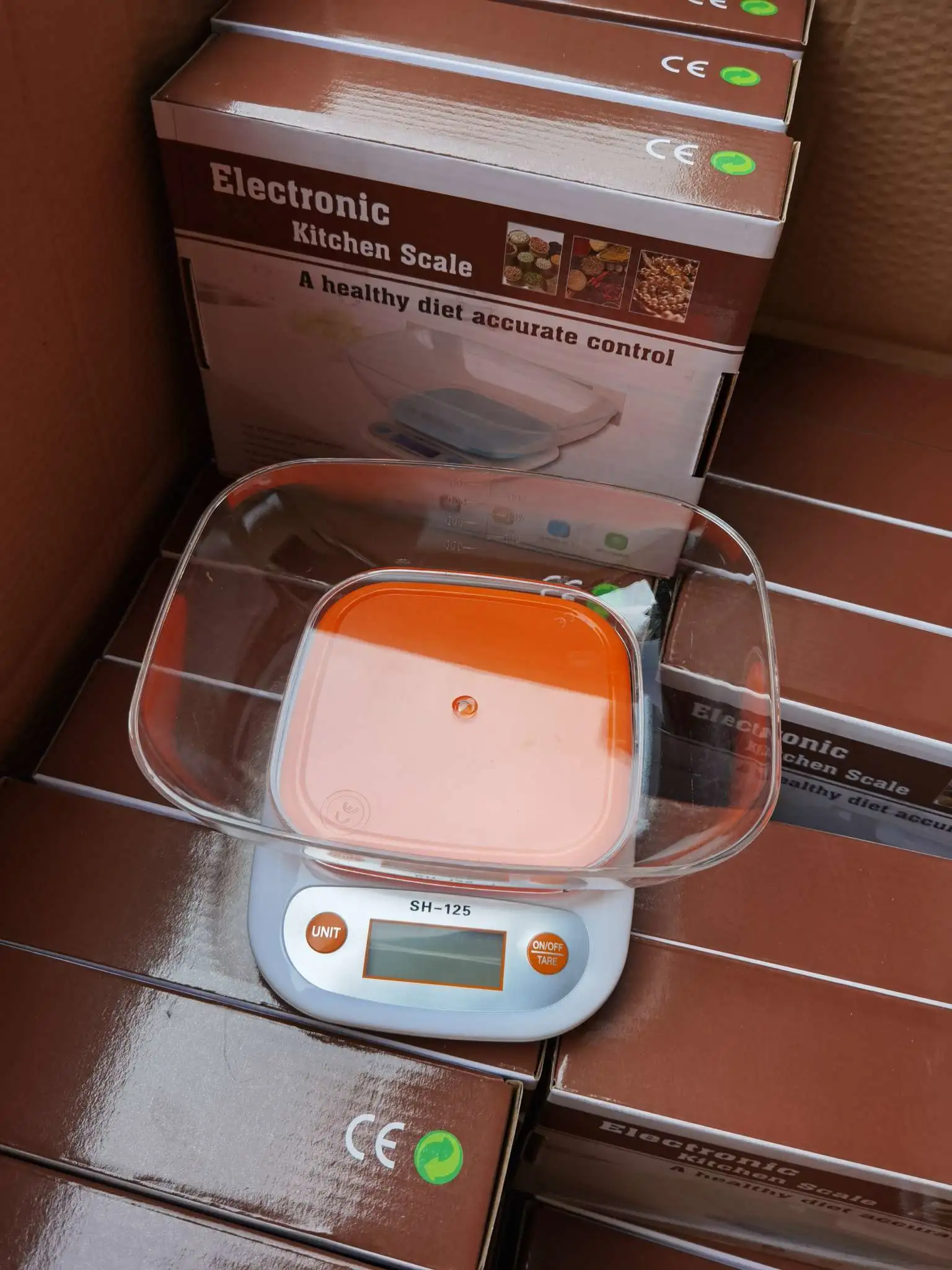 High-precision kitchen scale, baking electronic scale, household small gram weight accurate weighing, food gram scale, small scale with multiple degrees and bowl detail image 7