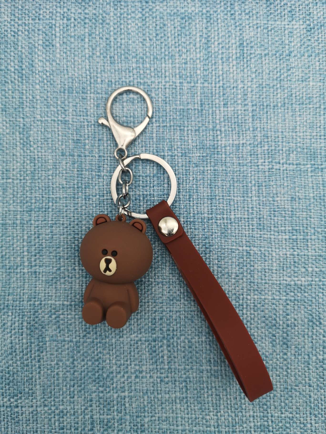 Coffee Bear Soft Glue Pendant details Picture