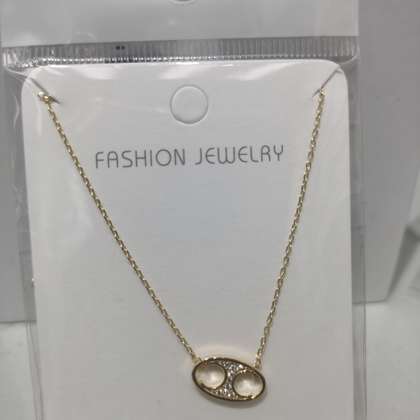 2412-3 Gold copper necklace thumbnail