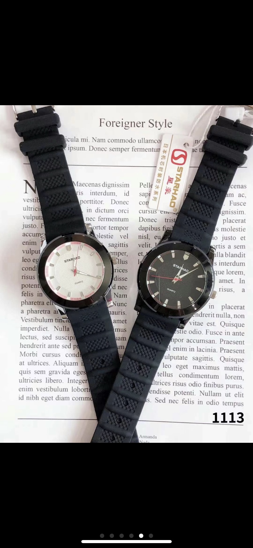 The Xinghao classic, elegant and simple dial pointer waterproof exam special watch is as soft as skin. The snug strap fully showcases the urban vitality trend detail image 5