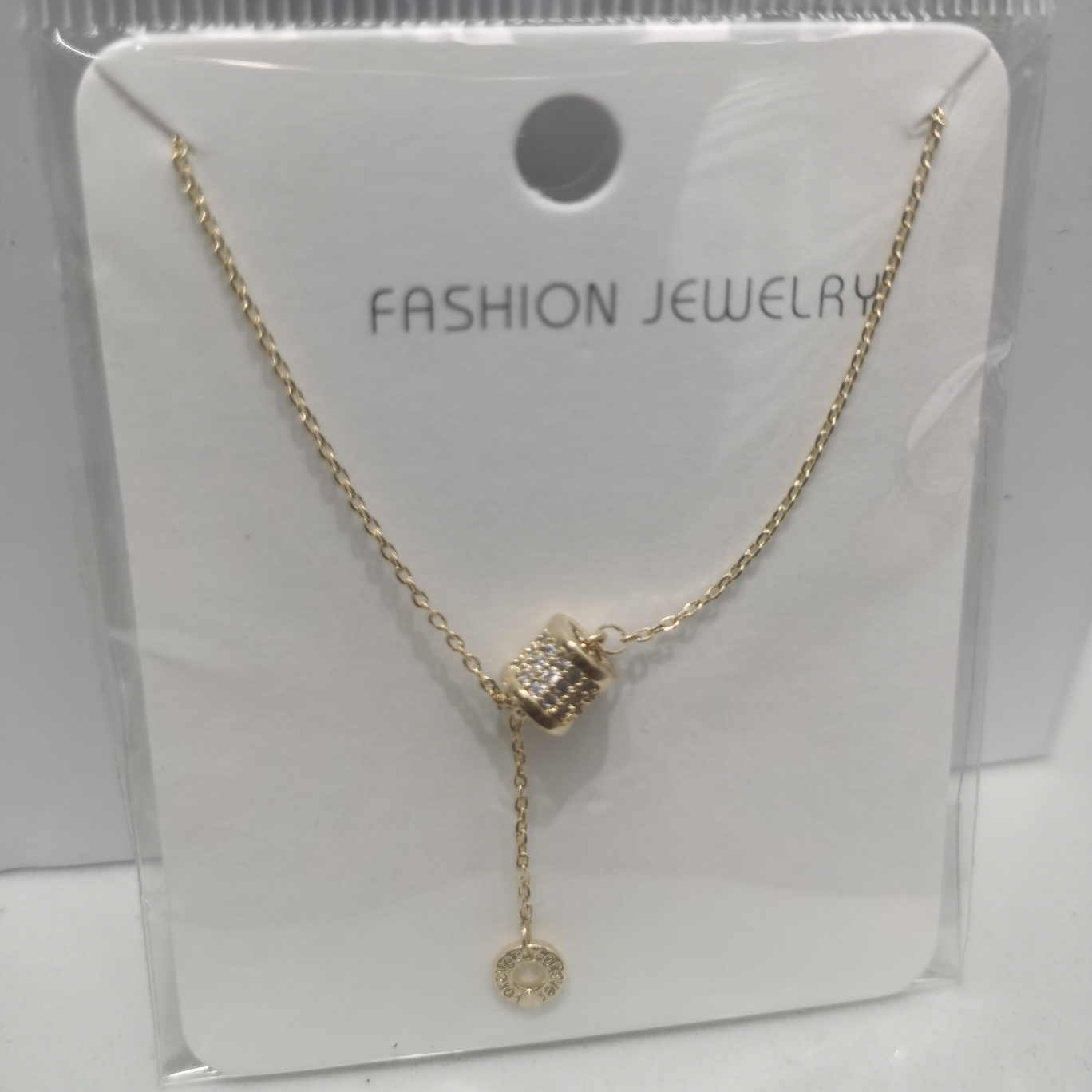 2406-3 Gold copper necklace thumbnail