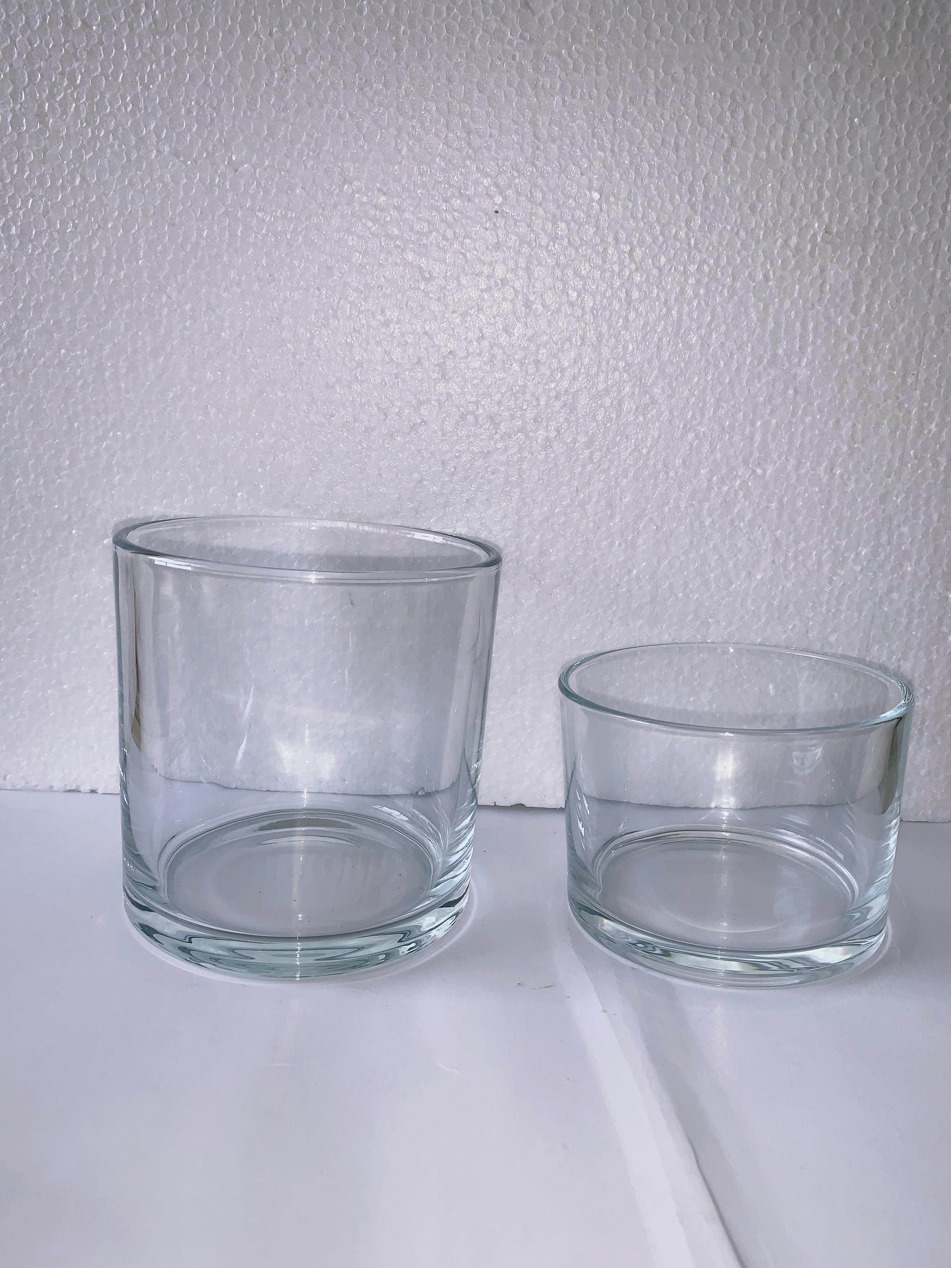 Thickened transparent glass straight tube cups, hydroponic vases, succulent flower POTS, cold drink cups, diameter wax cups, lotus vases wholesale 2 pic 7