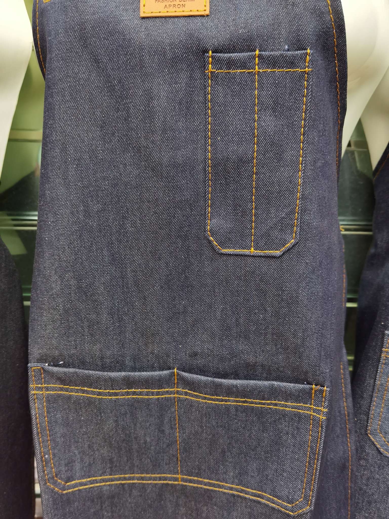 儿童牛仔围裙细节图