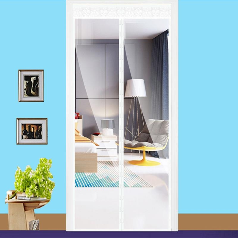 Air conditioner mosquito-proof door curtain