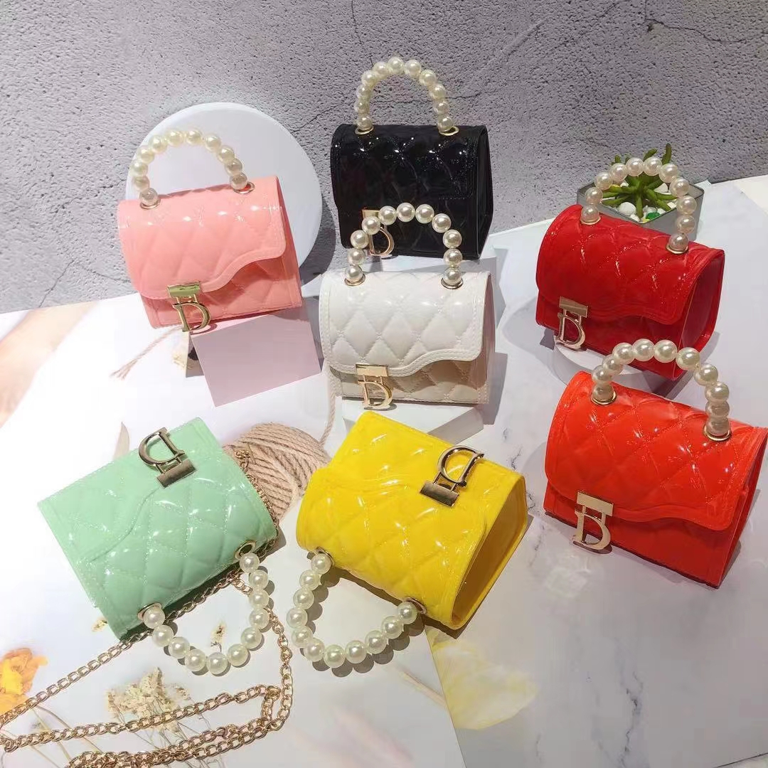 Jelly bag woman 2021 new fashion ins single shoulder hand crossbody bag small fragrance Korean mini bag