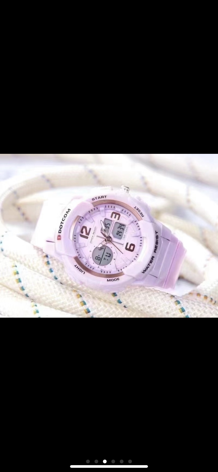 Matcha green, taro purple, popular colors, elegant style. D6033 stainless steel bezel, warm orange light, super cool dual-sized outdoor sports and leisure running hand Application Scenario