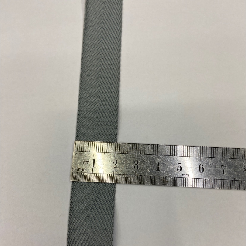 2 cm gray herringbone tape thumbnail