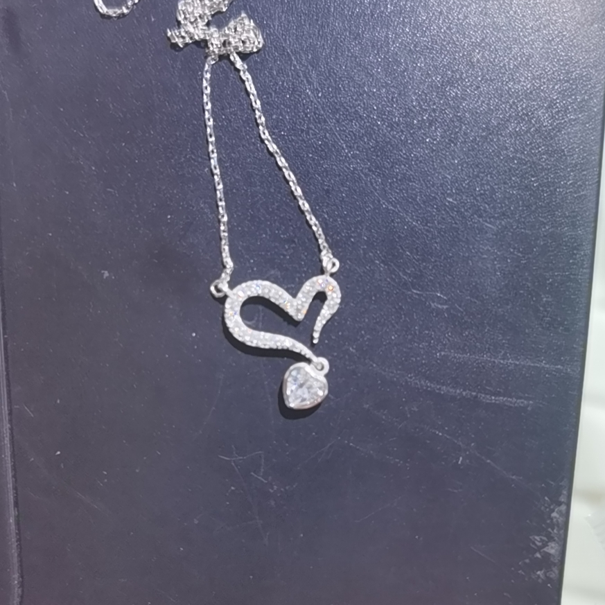 925 silver heart necklace