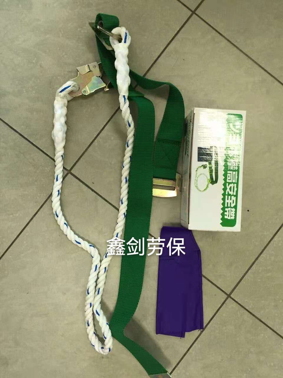 高空作业防护安全绳 电工带 丙纶安全带产品图